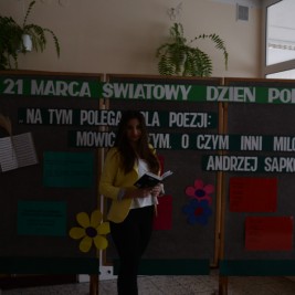 21 marca Światowy Dzień Poezji w naszej szkole